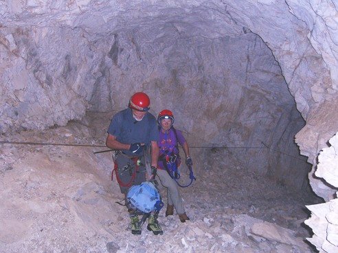 Abstieg &uuml;ber den Gauenblickh&ouml;hlen-Klettersteig