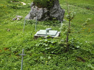 well head in front of the northern wall