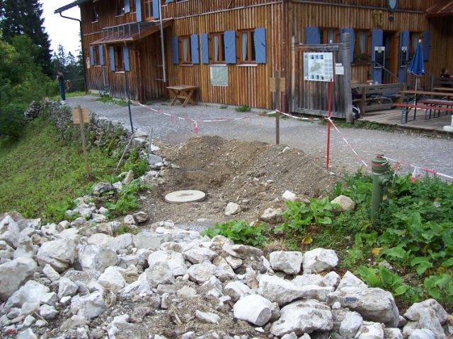 Kanalanschl&uuml;sse der alten Alm