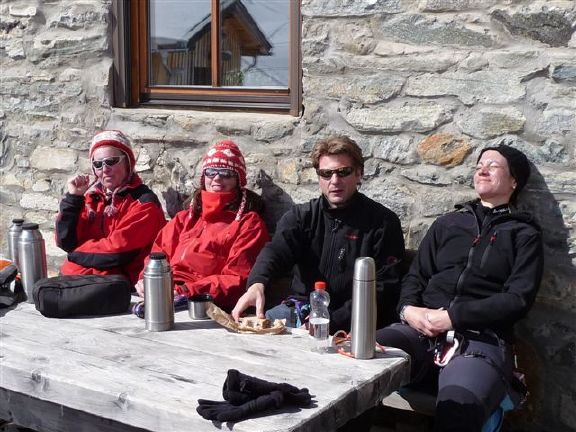 Auf der Franz Senn-H&uuml;tte