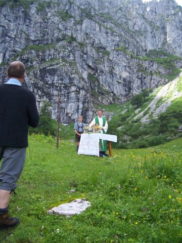 Eine Menge Besucher am Nordhang