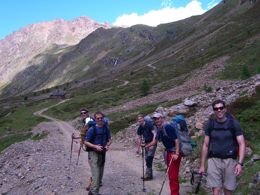 Der Aufstieg zur H&uuml;tte