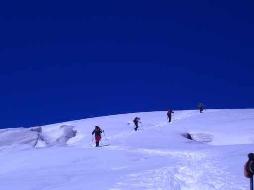 Der Weg durch die Spalten